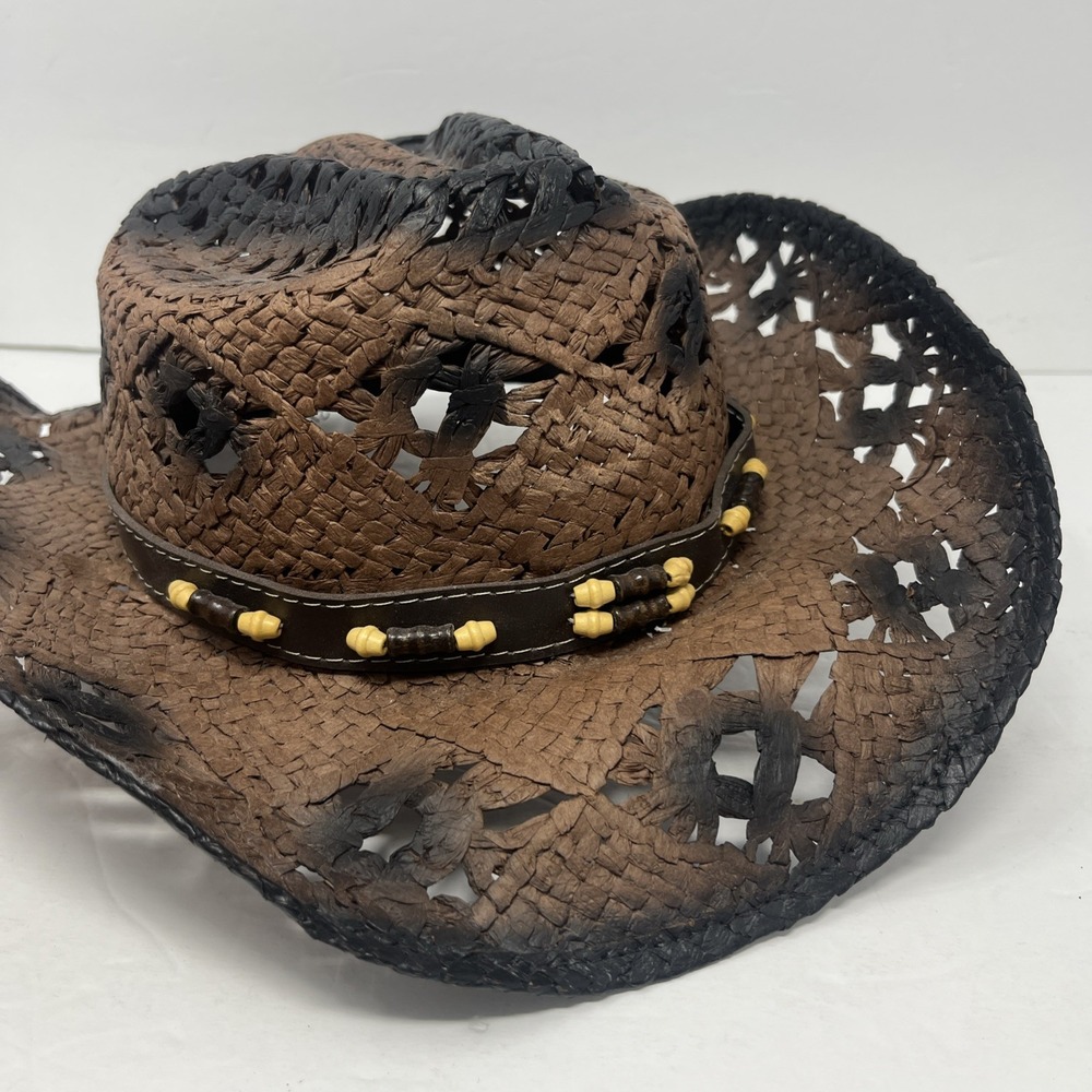 Velero Of Charlie Beige Brown Cowboy Hat Size Large Brown